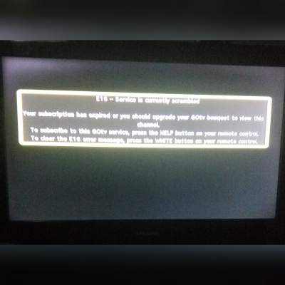 Gotv no subscription display